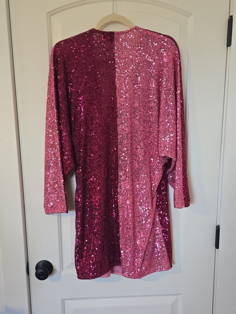 EASTNWEST LABEL Two Tone Sequin Dress - Picture 3 of 6